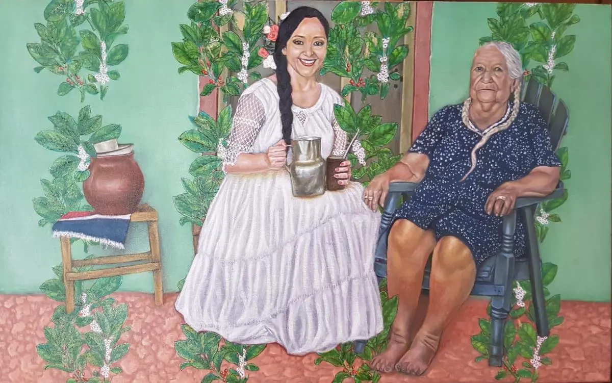 Pedro Alfonso Caballero, emYerba Mate o Ku�a Ret�/em, tercer premio. Cortes�a.