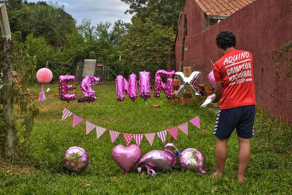 Camila Cadogan, emAproximaciones al Gender Reveal Party/em, 2021. Cortes�a