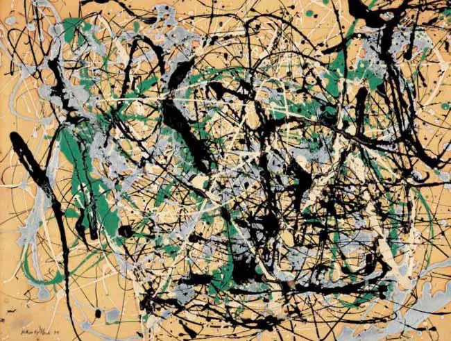 Jackson Pollock, emNúmero 17/em. Archivo