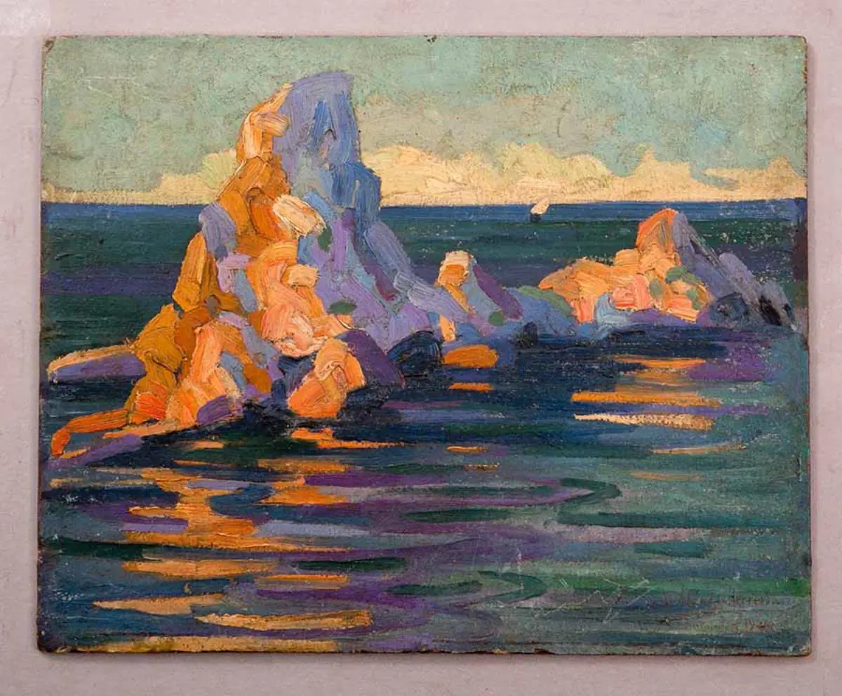 Juli�n de la Herrer�a, emPe��n, costa de Santander,/em 1924. Cortes�a