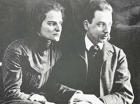 Lou Andreas-Salom� y Rainer Maria Rilke. Archivo