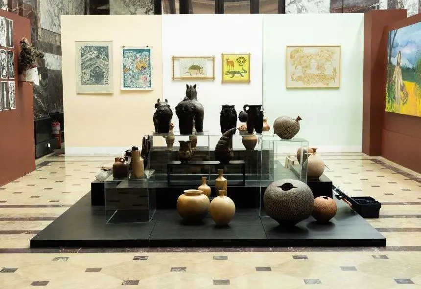 Vista de sala. Espacio Cultural Universitario de Rosario, 2021. Cortes�a