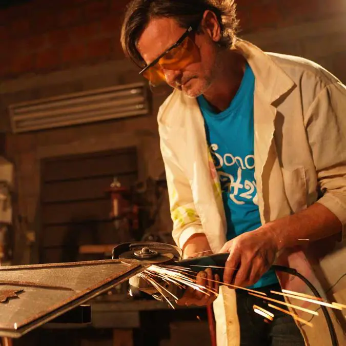 Fernando emAmberé/em Feliciángeli, creador del arpa de agua. Cortesía