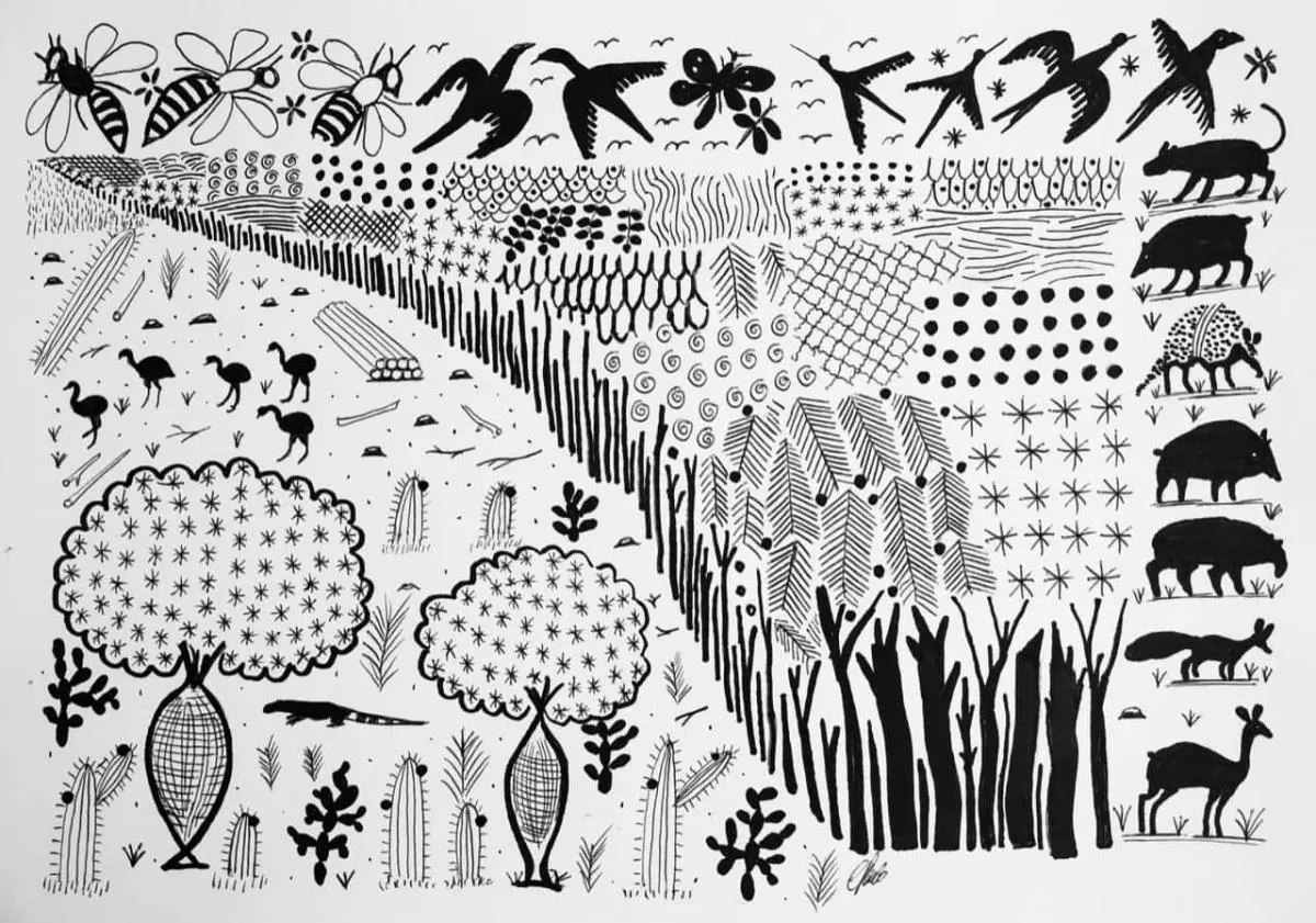 Clemente Juliuz, emBosque sin m�quina./em�Cortes�a Confines del Paraguay