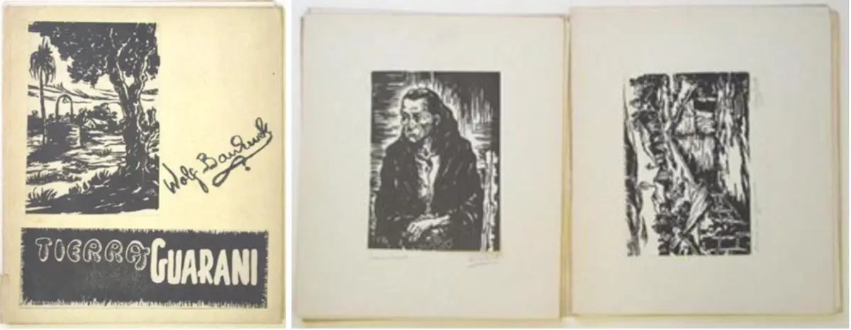 Wolf Bandurek, emTierra Guaran�,/em carpeta de 12 xilograf�as, Buenos Aires, 1950. Cortes�a