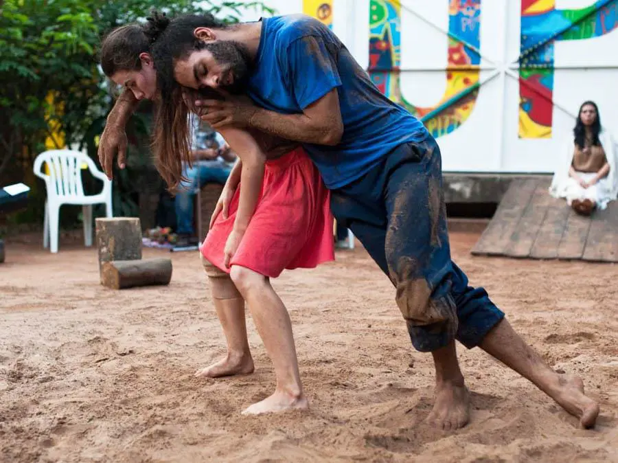 Anastassia Goiburú y Hugo Rojas. Cortesía