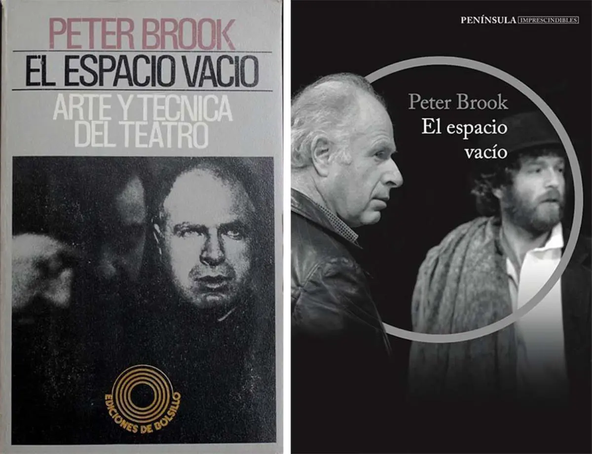Portadas de emEl espacio vac�o/em, de Peter Brook. Cortes�a