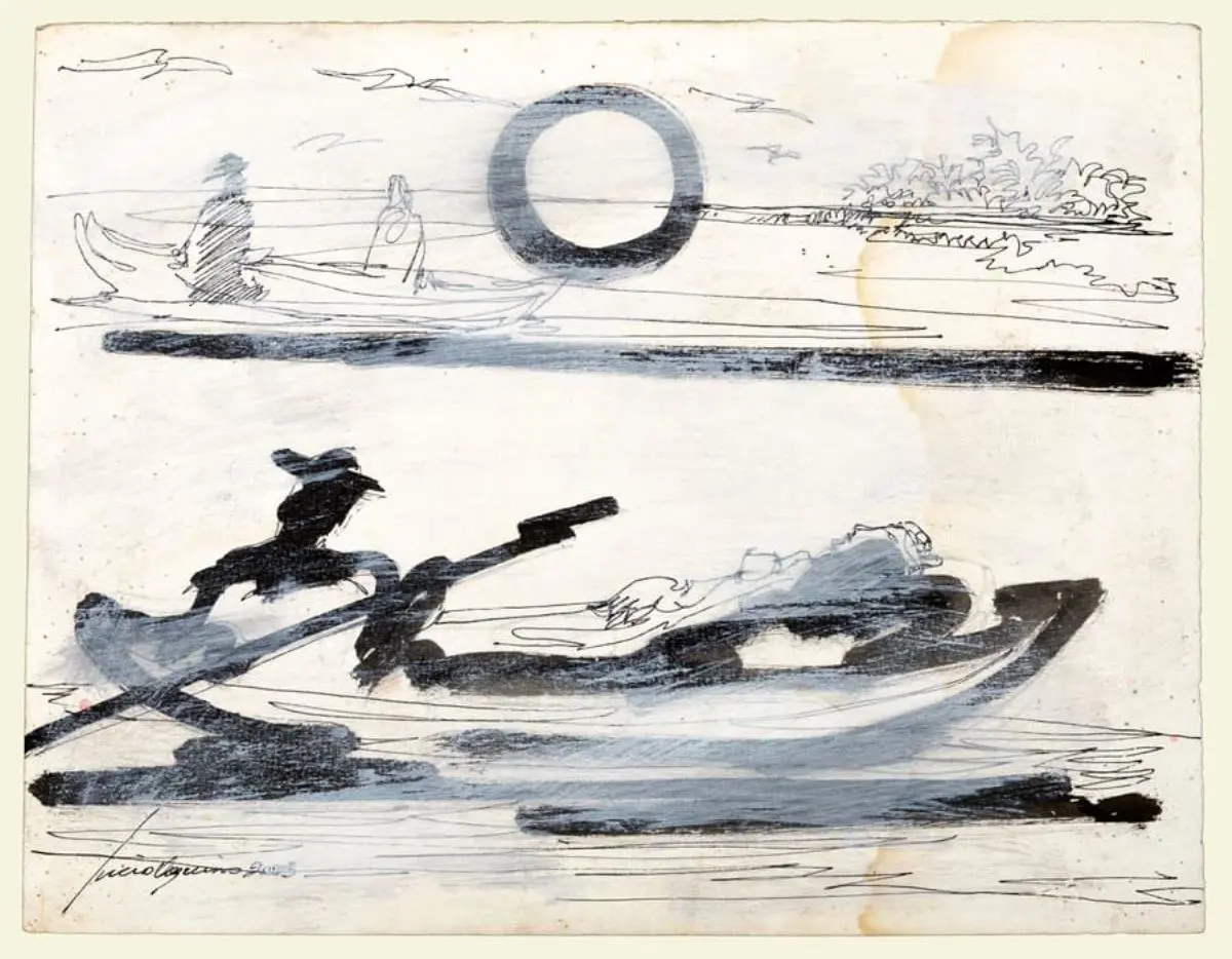 Lucio Aquino, emSin t�tulo/em, 2005. Dibujo sobre papel. Cortes�a