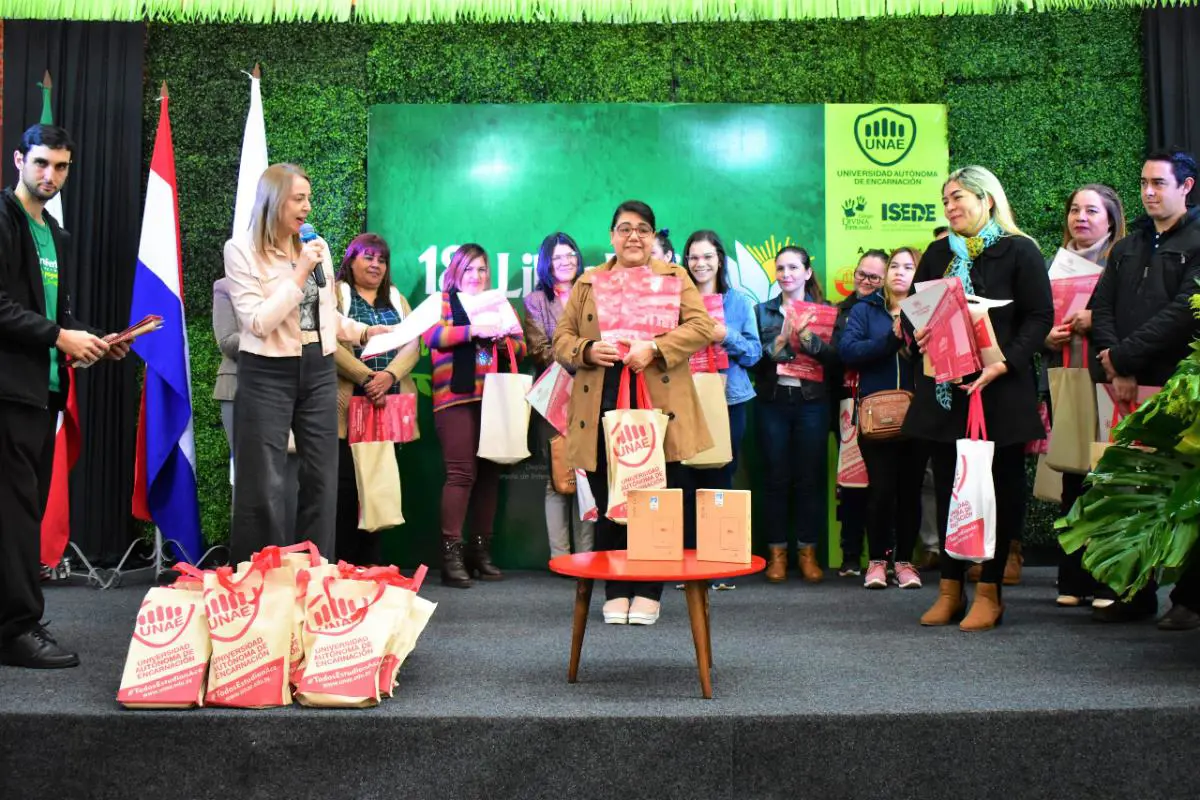 Uno de los momentos de la Libroferia Encarnaci�n 2022. Cortes�a