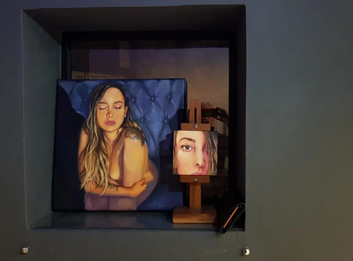 En montaje. emAutoscop�a,/em muestra de Anna Scavone. Cortes�a