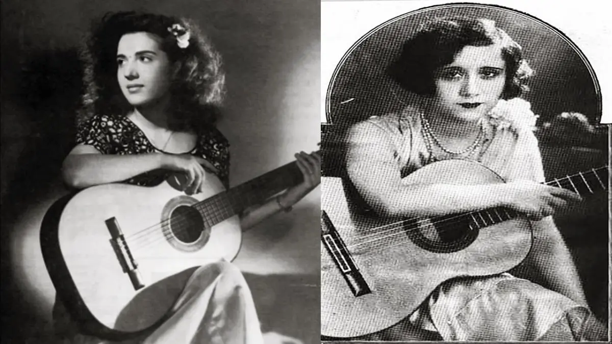 Ida Presti y Mar�a Luisa Anido. Cortes�a