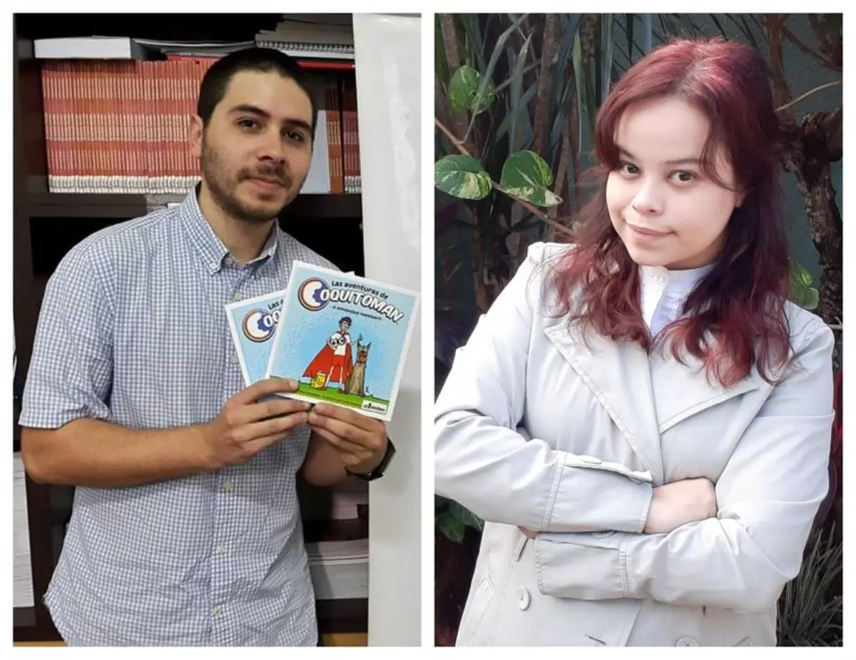 Vidal Gonz�lez y Karen Colm�n. Cortes�a