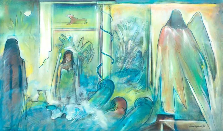 Lucio Aquino, emSin t�tulo/em, 1986. �leo sobre tela. Cortes�a