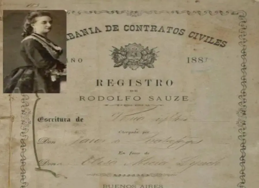 Documentación en torno al estado civil de Elisa Lynch. Archivo