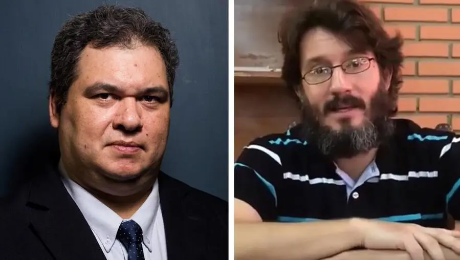 Eduardo S�nchez y Carlos Francisco Bauer. Cortes�a