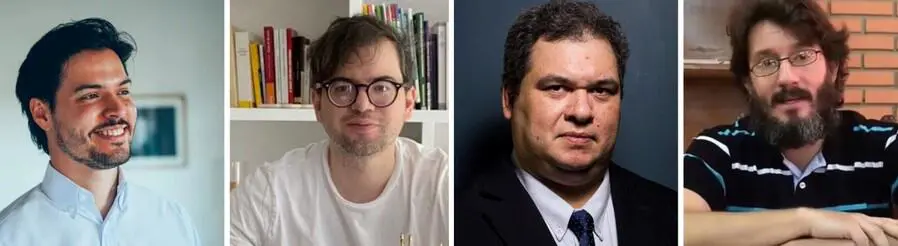 Mauricio Maluff, Jos� Duarte Penayo, Eduardo S�nchez y Carlos Francisco Bauer. Cortes�a