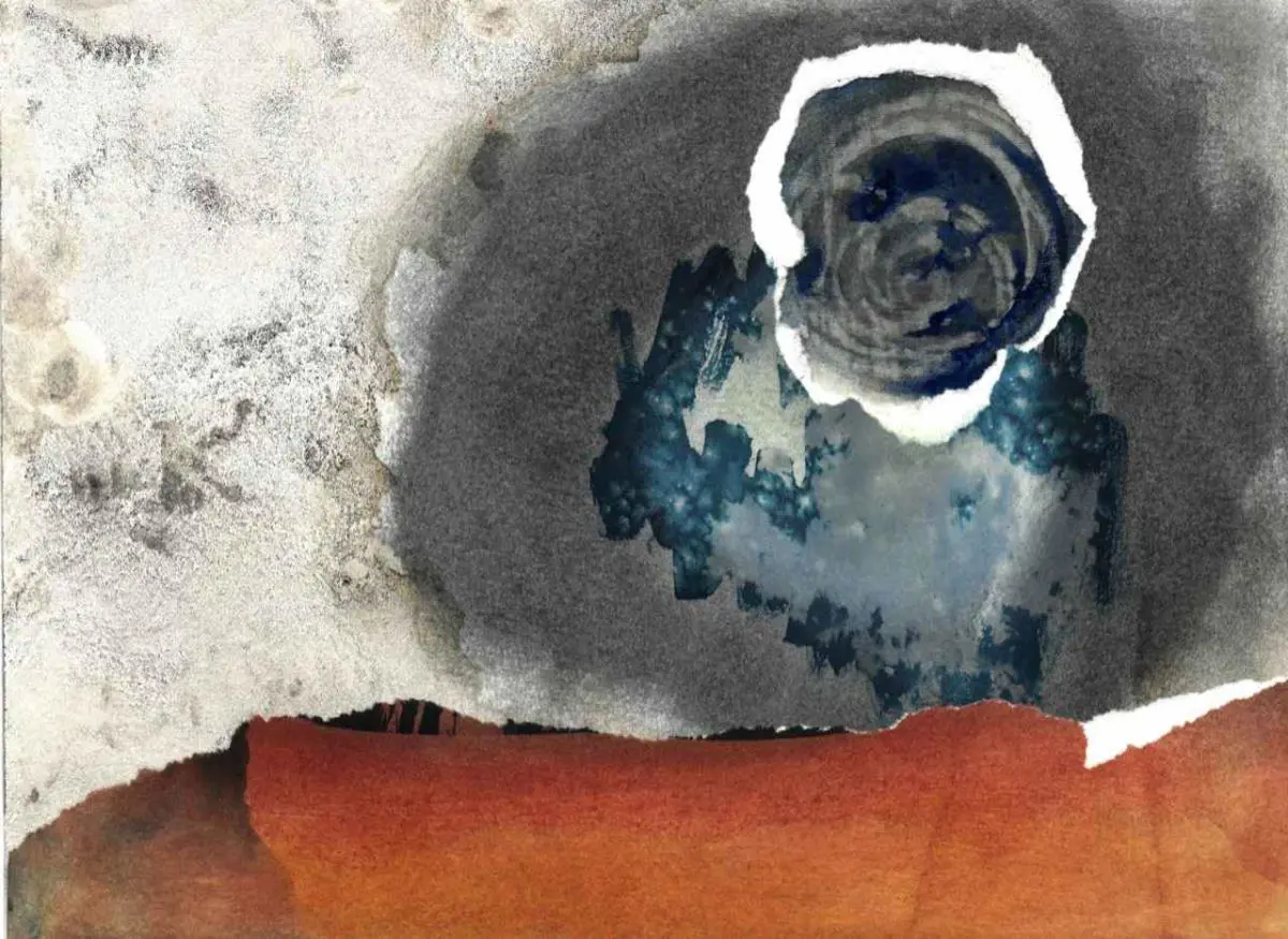 Noelia Buttice, emPlayasola,/em 2022. Acuarela sobre papel de algod�n, 40 x 50 cm. Cortes�a