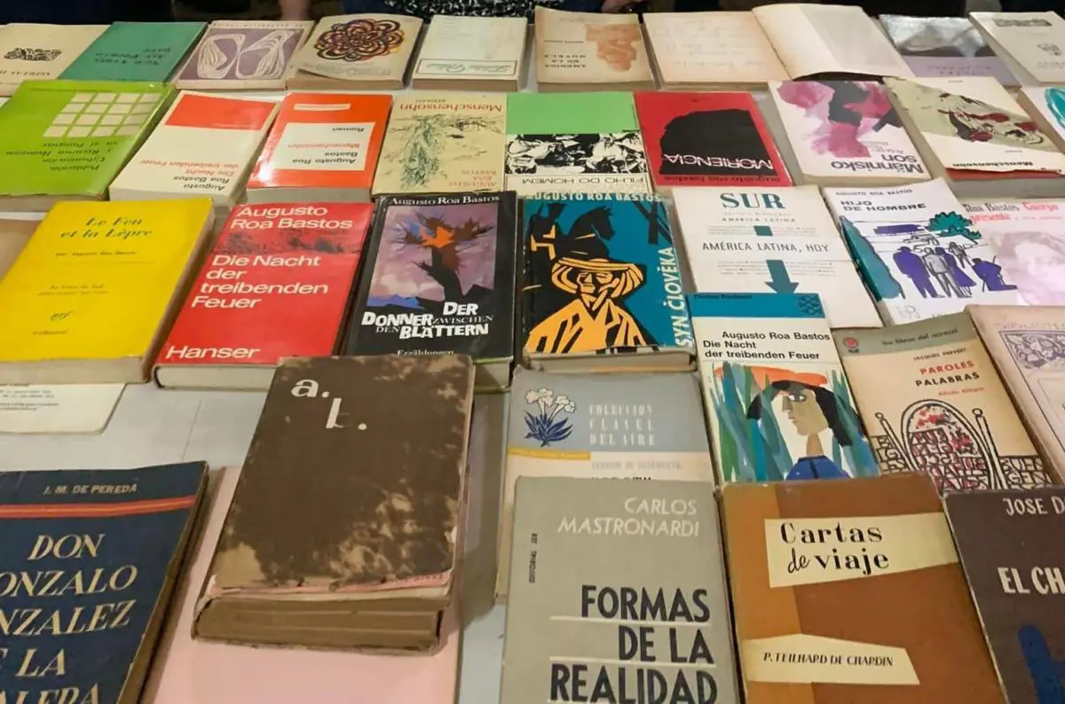 Los libros perdidos de Roa Bastos. Cortes�a CCR Cabildo