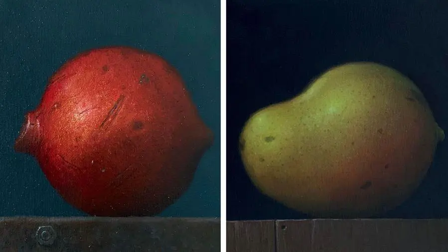 Obras de Hernán Miranda, de la serie emVerosimilitud/em. Cortesía
