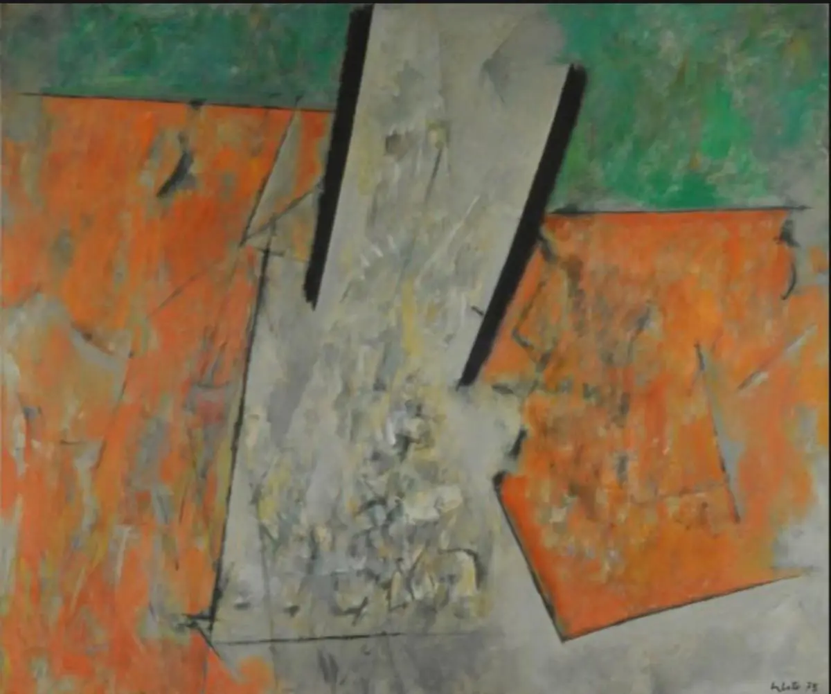 Alfredo Hlito, emSimulacro/em, 1976. Acrílico sobre tela, 109 x 130 cm. Colección MNBA © MNBA (Argentina)