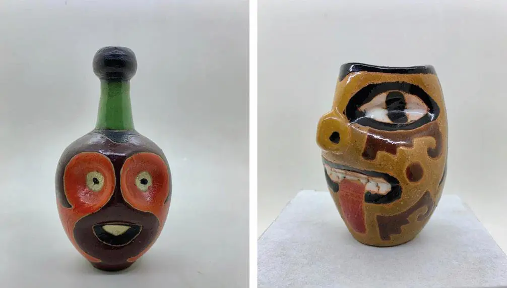 Josefina Plá. Cacharritos máscara, ca. 1955-1960. Colección Hrisuk. Cortesía Adriana Hrisuk