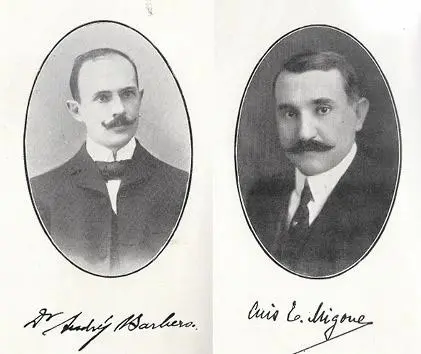 Andr�s Barbero y Luis Migone. Cortes�a SCP