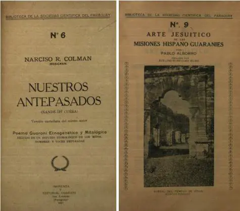 Obras de Narciso R. Colm�n y Pablo Alborno, hoy digitalizadas. Cortes�a SCP