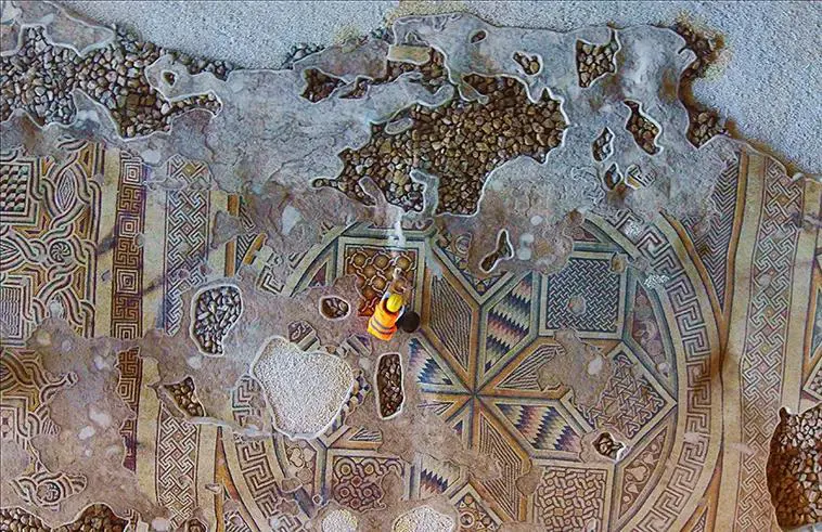 El mosaico de Antakya, Turquía. Cortesía