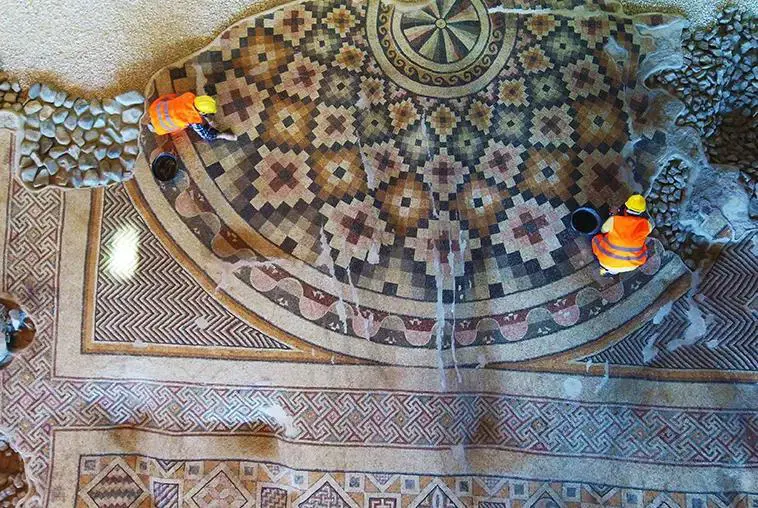 El mosaico de Antakya, Turquía. Cortesía