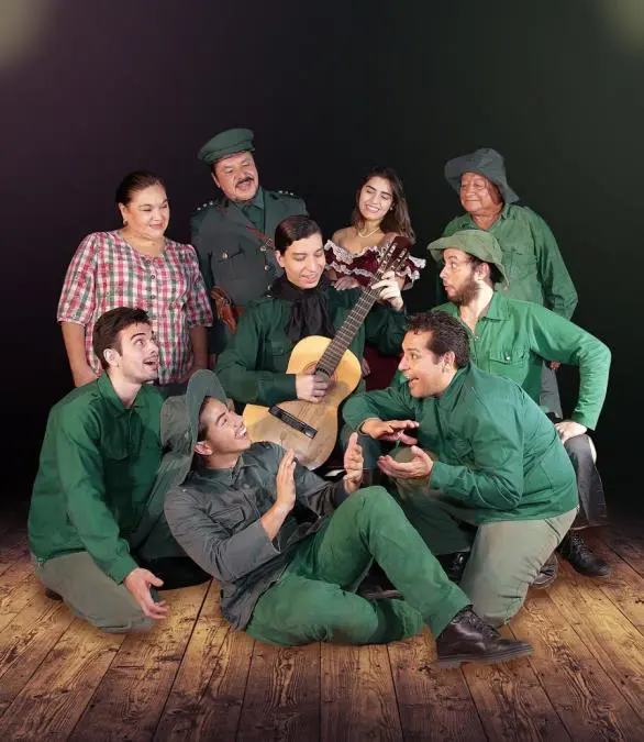 Escena deem Emiliano, guerra y pasión./em Compañía Teatral Roque Sánchez-Graciela Pastor. Cortesía