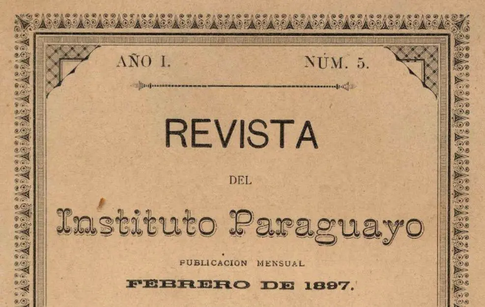 emRevista del Instituto Paraguayo/em (detalle de portada). Colecci�n Vera-Scuderi. Cortes�a