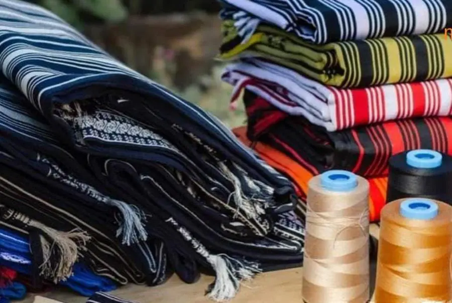 Poncho para'i de 60 listas. Cortesía