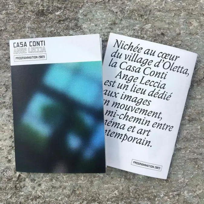 Casa Conti Ange Leccia, Córcega. Programación 2023. Cortesía