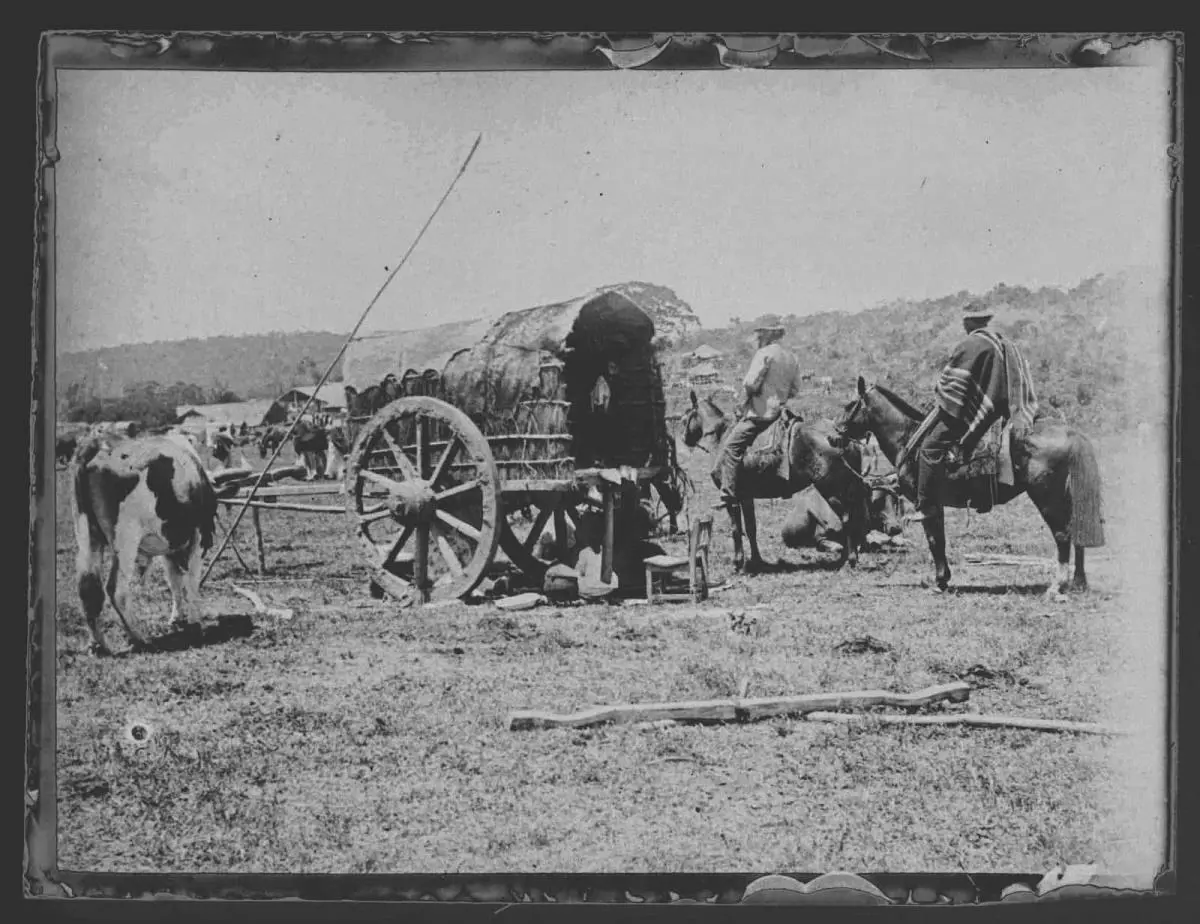 Auguste Fran�ois. Paraguay, 1894. Placa de vidrio del acervo de la Asociaci�n Augusto Fran�ois, registrada por Annick Bienvenu en 2011.