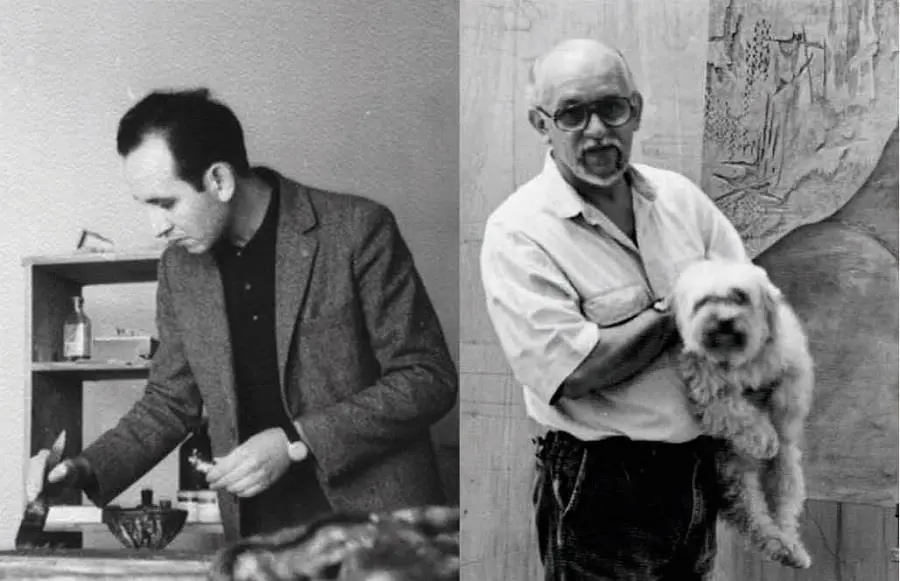 Carlos Colombino. Dos momentos de su vida. Cortesía