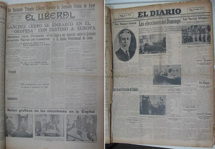 emEl Liberal/em, marzo de 1931. Elecciones legislativas. emEl Diario,/em elecciones de 1932. Hemeroteca Biblioteca Nacional. Cortes�a