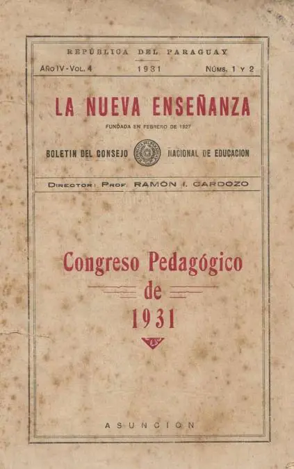 Revista emLa Nueva Ense�anza/em, 1931. Cortes�a