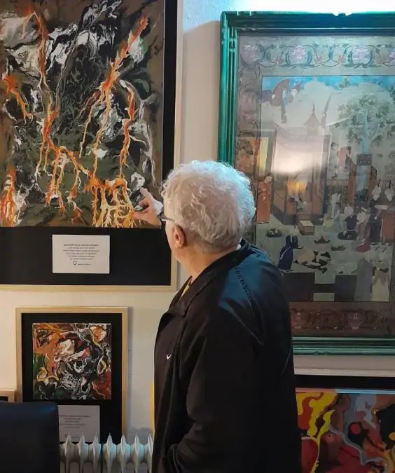El artista y sus obras. Cortes�a