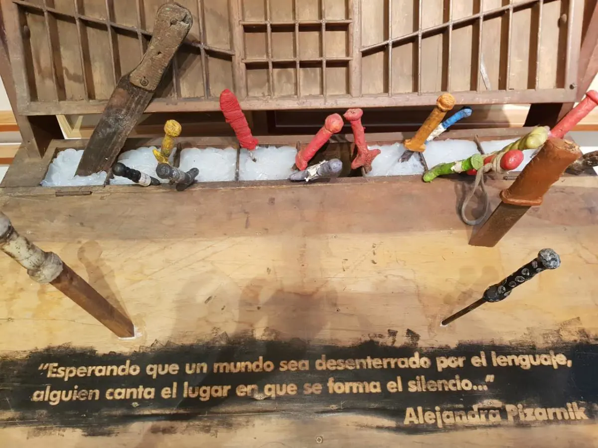 Osvaldo Salerno. Una de las piezas de la exposici�n. Cortes�a