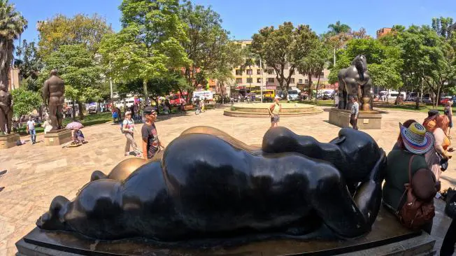 Plaza Botero en Medell�n. Cortes�a