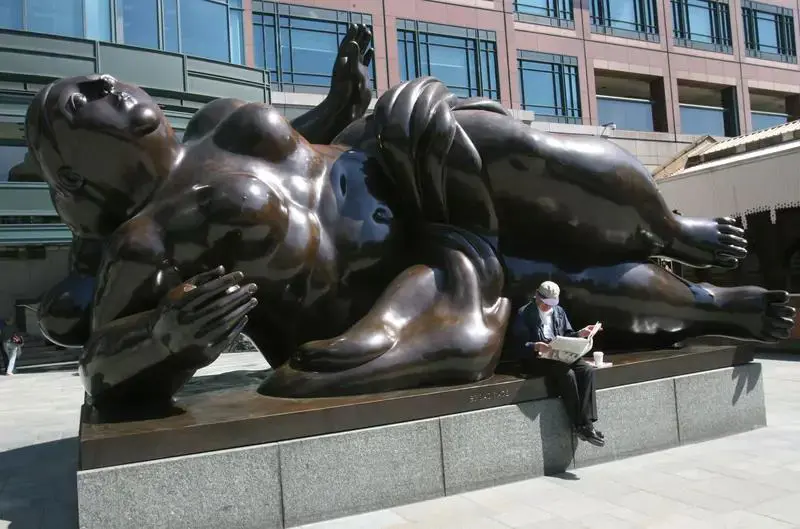 Fernando Botero, emBroadgate Venus/em, Londres (Bloomberg News/Suzanne Plunkett)