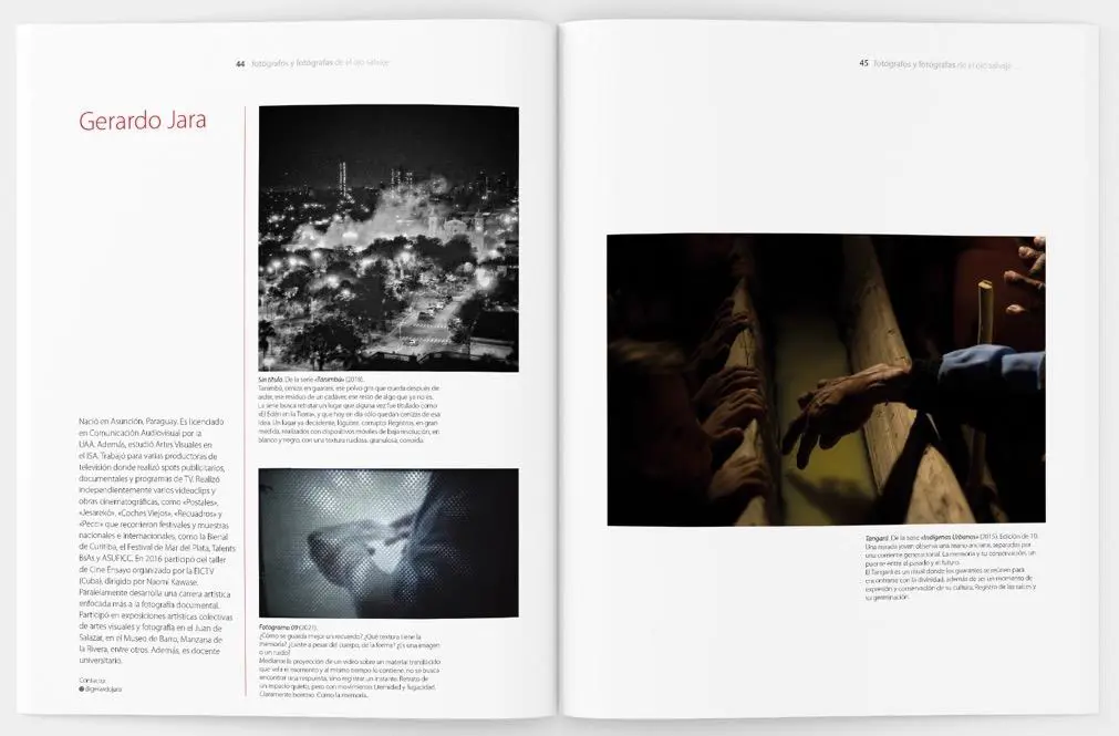 P�ginas dedicadas a la fotograf�a de Gerardo Jara. Cortes�a EOS