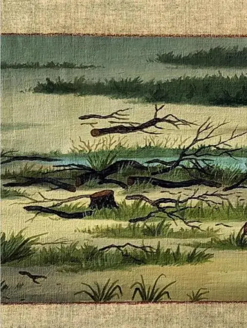 Obra de Max G�mez Canle (detalle). Cortes�a
