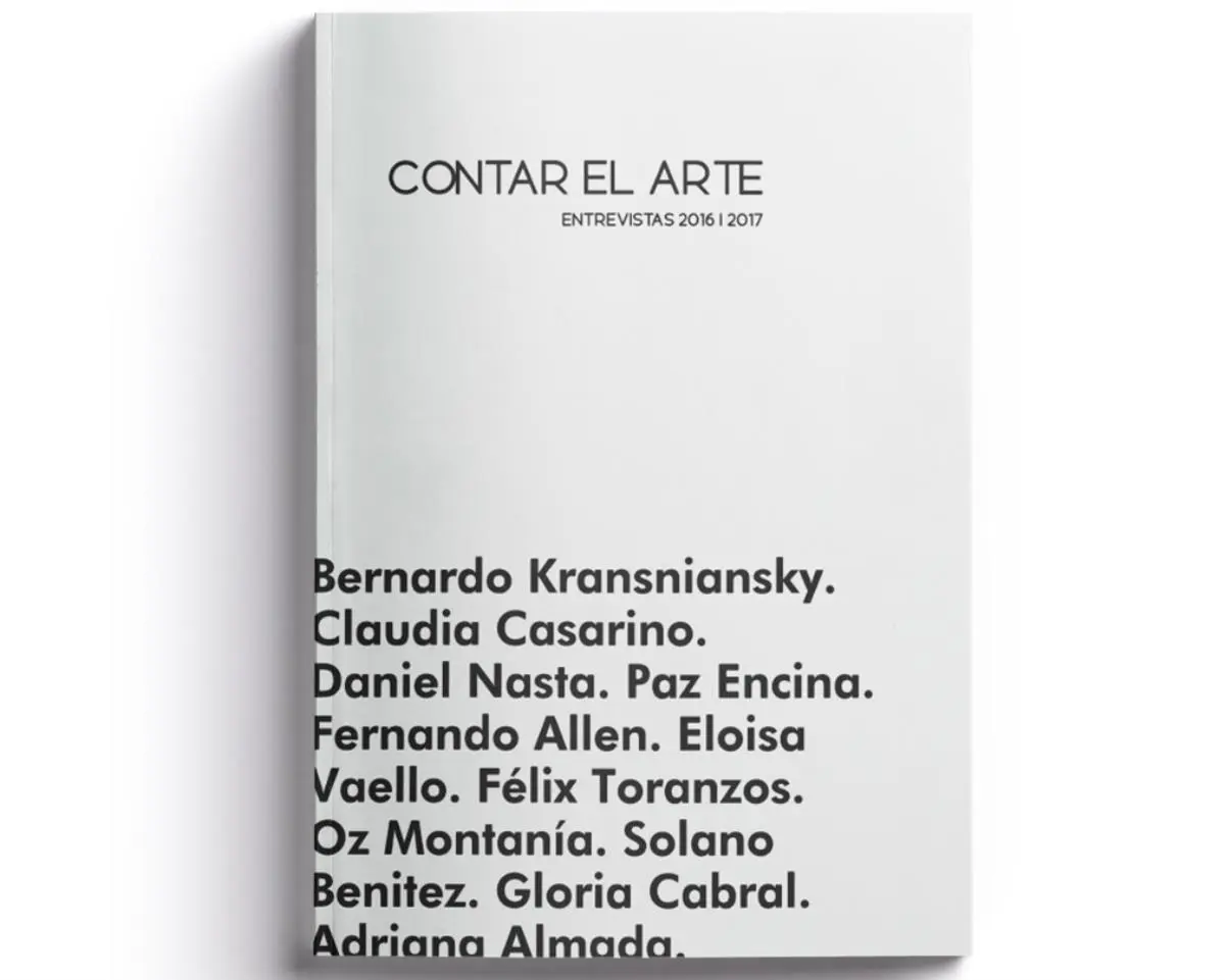 emContar el arte/em, edici�n de Fundaci�n Texo. Cortes�a