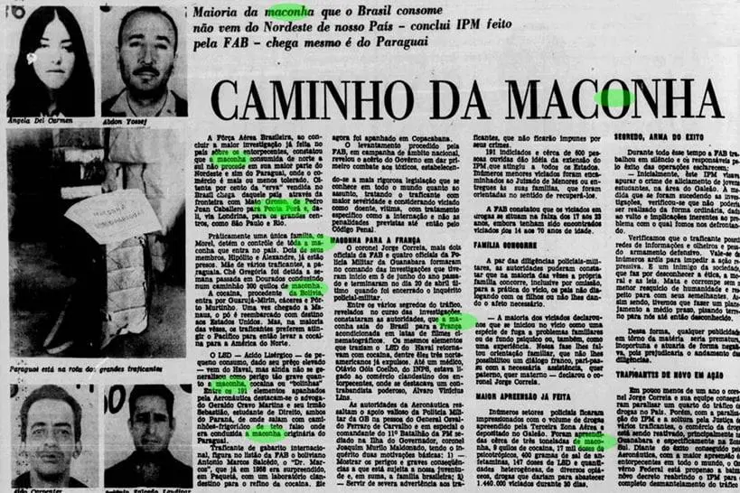“Camino de la marihuana” (emABC,/em 1970). Archivo del autor