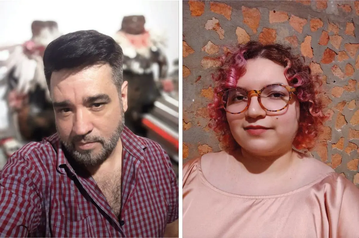Celso Figueredo y Leticia Alvarenga, presidente y vicepresidenta de Gente de Arte. Cortes�a