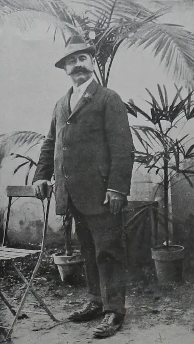 Retrato de Juan Ceriani. Ca. 1910. Publicado en Monte Domecq, emEl Paraguay, su presente y su futuro./em Cortes�a
