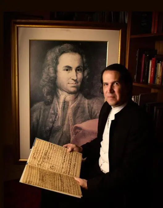 El maestro Diego S�nchez Haase, especialista en Bach. Cortes�a
