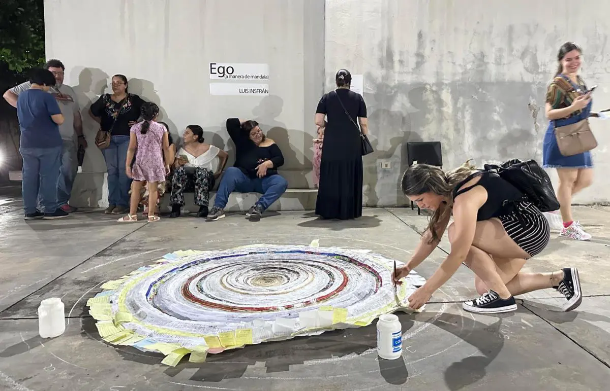 Luis Insfr�n, emEgo/em, 2023. Instalaci�n y acci�n participativa. Cortes�a
