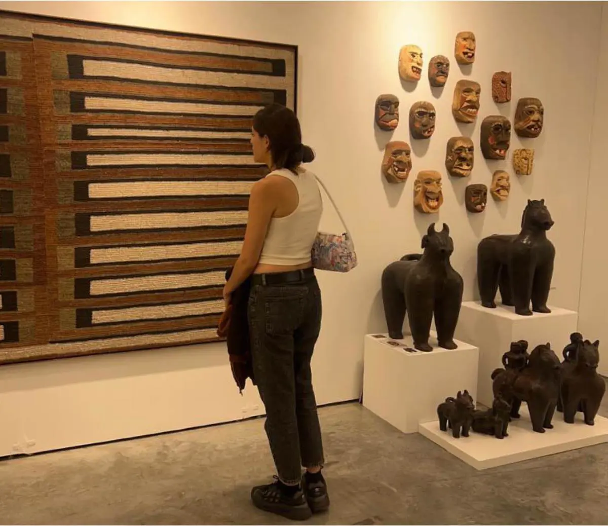 Piezas de Elsa Gómez, Néstor Portillo y Ediltrudis Noguera, Pinta Miami 2023. Cortesía